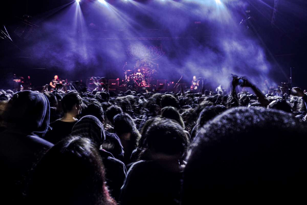 Cavelera en Chile - Mosh pit