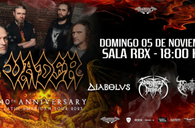 Vader en Chile - Sala RBX, Domingo 5 de noviembre