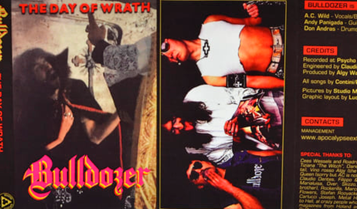 Portada de The day of wrath, en cassette